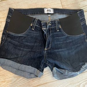 Paige denim maternity shorts